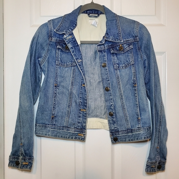 Crewcuts 14 Jean jacket girls denim - Picture 1 of 9